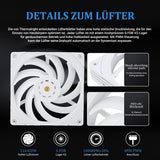 1 x RAW Customer Returns Thermalright FM280 SCENIC V2, Water Chiller, 280 Series White Cooling Specifications, 2 x 140mm PWM Fans, S-FDB V2.0 Bearings, Suitable for AMD AM4, INTEL LGA1700 1150 1151 1200 2066 - RRP €63.76