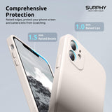 1 x RAW Customer Returns SURPHY Case Compatible with iPhone 11 Case Silicone, iPhone 11 Case 6.1 Inch, Flat Edge Silicone Mobile Phone Case for iPhone 11 6.1 Inch Silicone Slim Thin Protective Case Cover Stone  - RRP €16.14