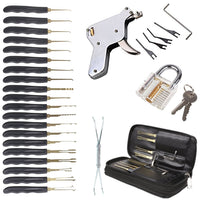 1 x RAW Customer Returns Sky-Welle 32 pcs Lockpicking Pick Set Lock Cracking Opener Lock Picks Locksmith Pick Gun - RRP €29.66