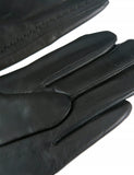 1 x Brand New YISEVEN Men s Buttery Soft Leather Gloves Lined Warm Soft Elegant Noble with Wool, Black Medium 9.0  - RRP €36.79