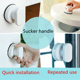 2 x Brand New KAFENDA Powerful Suction Cup Handle, Shower Screen Suction Cup Suction Cup Handle, Toilet Bathroom Sliding Door Handle, with a solid suction cup, can hold the suction cup firmly, - RRP €48.0