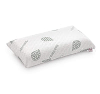 1 x RAW Customer Returns Textilhome - Viscoelastic Pillow - 135 cm - Ecological Aloe Vera Fabric, 100 Natural Pure Visco Core - Double Cover with Zipper. Thermoregulated Adaptive. - RRP €37.28