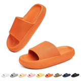 5 x Brand New Geweo Shower Slippers Men Girls Flip Flops Slippers Summer Non-Slip Shoes Bathroom Adults EVA Indoor Pool Flipflops Tong Bathing Beach Massage Feet Orange Size 44-45 EU - RRP €258.0