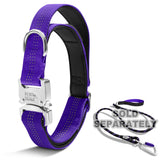 5 x Brand New Black Rhino Tactical Dog Collar, Ultra Soft Neoprene Padded Dog Collars for Medium Large XL Dogs, Padded Handle for Dog Training Medium, Purple  - RRP €114.95