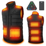 1 x RAW Customer Returns FERNIDA Heated Vest for Men, Heated Activewear Vests with 7.4V Battery, Electric Heated Jacket Heating Vest for Work Hiking Skiing Climbing, 8 Heated Zones, M - RRP €72.6