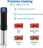 1 x RAW Customer Returns Inkbird WiFi Sous Vide Stick, ISV-100W Sous Vide Cooker Immersion Thermostat, Wi-Fi Control, Precise Temperature Setting 25 C to 99 C, Timer for Perfect Cooking - RRP €93.99