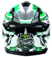 1 x RAW Customer Returns Full Face Motocross Child Motorcycle Helmet - YEMA YM-211 Full Face Motard Cross Downhill DH ECE Approved Children s Helmets for Girls and Boys, S - RRP €59.99