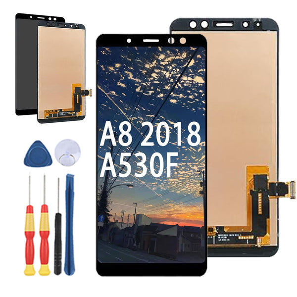 1 x RAW Customer Returns Yuxyiony New Replacement Screen For Samsung Galaxy A530 A530F A8 2018 A530F DS LCD Display Screen Repair and Replacement Tool Accessories - RRP €36.97