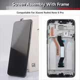 1 x RAW Customer Returns YHX-OU 6.53 Black Frame Display For Xiaomi Redmi Note 8 PRO LCD Display Touch Screen Replacement Screen Glass Assembly with Tools 1 Piece Screen Protector - RRP €30.3