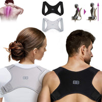 1 x RAW Customer Returns Back Bodyguard posture correction - Innovative posture trainer for an upright posture - Back belt - Shoulder strap - Posture corrector men S,M,L,Black,L - RRP €21.6