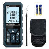 1 x RAW Customer Returns Distance meter, HANMATEK DT50 50M digital laser distance meter with LCD backlight M In Ft with multiple measuring modes such as Pythagoras distance area volume measurements, IP54 - RRP €25.78