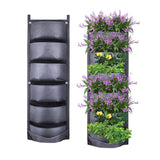 2 x Brand New Yuccer Plant Bag Balcony, Vertical Garden Vertical Wall Mounted Plant Bag Hanging Grow Bag for Balcony Outdoor Indoor Garden Home Decoration 7 Pockets Color 1  - RRP €24.76