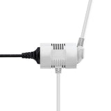 1 x RAW Customer Returns MutecPower 7.5 Meters 2-Way Electric Power Extension Cable 2 Power Outlets - Schuko Plug at a 90 Male to 2X Female angle CEE7 7 to 2 x 7 7 CEE 250V 50Hz 16A non-polarized 7.5m - RRP €23.99