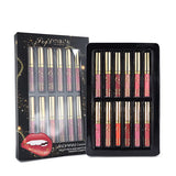 19 x Brand New 12pcs Lipstick Set Matte Waterproof Long Lasting Non-Stick Liquid Lip Gloss Velvet Lipstick Kiss Proof - RRP €342.0