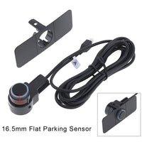 1 x RAW Customer Returns Car Parking Sensors Reverse Backup Radar System Assistance Original Flat Sensors with Wings Black  - RRP €23.96