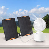 1 x RAW Customer Returns 2Pcs Solar Panel with USB port, 6W 5V solar charger, IP67 waterproof USB solar charger for DIY, smartphones, power bank, small fans monitor outdoor surveillance camera - RRP €25.99