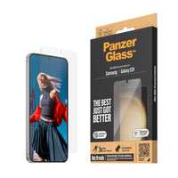 1 x RAW Customer Returns PanzerGlass Scratch-Resistant Screen Protector Samsung Galaxy S24 - Ultrasonic fingerprint reader compatibility, Sustainable packaging - Protect your display - RRP €12.0