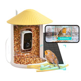 1 x RAW Customer Returns NETVUE Birdfy Bird Feeder with Camera and Free AI Bird Detection Environmentally Friendly Solar Powered Smart Bird House Automatic Recording of Bird Videos and App Notification - RRP €282.35