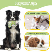 2 x Brand New Pet Soft Dog Toys, Squeaky Toys for Dogs, 4 Pack No-Stuffing Dog Toys, Tug of War Squeaky Dog Toys with Crumpled Paper 4 Pack  - RRP €40.8