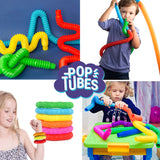 1 x Brand New Pop Tubes Tactile and auditory sensory toy Toys for children Motor Skills for Toddlers Learning Toys Fun 100 Fun OriginalCup - RRP €9.98