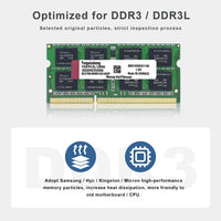 1 x RAW Customer Returns DDR3 DDR3L 16GB Kit 8GBx2 Laptop RAM 1600MHz PC3-12800 PC3L-12800 SODIMM Non-ECC Unbuffered 1.35V 1.5V 2Rx8 Dual Rank 204 Pin CL11 PC Computer Memory Upgrade Module Arbeitsspeicher Kit Gr n  - RRP €28.22