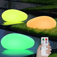 22 x Brand New uuffoo 3 Pack Solar Lights for Outdoor, RGB IP67 Waterproof Floating Pool Light with Remote Control and Ground Plug, Solar Garden Lights for Pool, Pond, Yard, Garden, Home Decor Disc Shape  - RRP €842.6