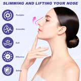 1 x Brand New Silicone Nose Corrector, Nose Shaper Clip, Nose Shaping Clip, Nose Up Lifting Clips, Nose Up Lifting Shaping Shaper To Lift And Shape Your Nose Purple  - RRP €18.0