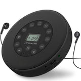 1 x RAW Customer Returns Rechargeable portable CD player with Bluetooth, Lukasa CD player portable, compact music CD player for car travel, home audio boombox with stereo speakers and LCD display - RRP €60.48