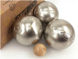 1 x RAW Customer Returns Obut Salamandre Boule Balls, Leisure, Stainless Steel, 3 Balls - RRP €78.45