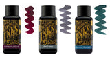 3 x RAW Customer Returns Diamine Fountain Pen Ink 30ml - Writer s Blood, Earl Grey, Aurora Borealis - 3 x Bottles - RRP €49.32