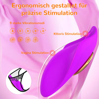 8 x Brand New Vibration for women with APP, butterfly vibrator sex toy for couples with 9 vibration modes, sex toy for women with remote control, vibrator for women clitoris stimulator sex toy purple  - RRP €161.28