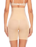 1 x RAW Customer Returns YARRCO Tummy Control Underpants Women s Shapewear Girdle Pants High Waist Figure-Shaping Underwear Leggings Girdle Pants Black Beige, 2XL  - RRP €31.25