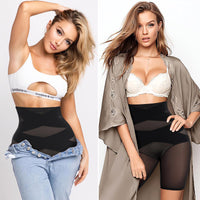 1 x RAW Customer Returns Werkiss Shapewear Women s Tummy Control Underpants High Waist Tummy Away Shape Bodice Pants Figure Shaping Underwear Tummy Control Body Shaper Leggings Bodice Pants 2 Black Mix Strong Control, M  - RRP €22.18