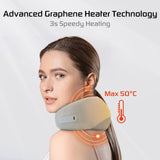 1 x RAW Customer Returns Neck massager Shiatsu neck massage pillow battery CONQUECO neck massager with heat - wireless 3D massage of deep tissue for car, home MAX 50 C  - RRP €89.99