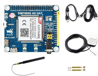 1 x RAW Customer Returns IBest waveshare 4G 3G 2G GSM GPRS GNSS HAT for Raspberry Pi, Based on SIM7600E-H, Support LTE CAT4 for Downlink Data Transfer, 4G Connection, Making Call, Sending SMS, Global Positioning - RRP €78.92