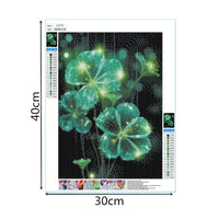 48 x Brand New 5D Diamond Painting Adults, Red Quinoa Flower Diamond Painting Pictures Full Drill, Flower DIY Diamond Painting Pictures Kits by Numbers for Children Girls Home Wall Decoration - 30x40cm LM  - RRP €979.2