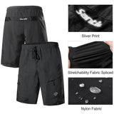 1 x RAW Customer Returns Santic men s cycling shorts with seat padding short cycling shorts MTB cycling shorts short with cycling underpants men s padded cycling shorts cycling shorts black EU XXL - RRP €39.79