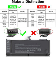 1 x RAW Customer Returns A1286 A1382 Battery for Apple MacBook Pro 15 Early Late 2011, 2012 Years Only - High Capacity 10.95V 63.5wH 5200Mah  - RRP €55.99