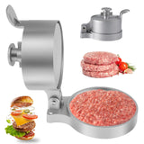 1 x RAW Customer Returns Burger press for hamburgers hamburger press adjustable thickness patty mold, 11 cm burger patty press meat press meat mold for delicious hamburgers, meat - RRP €23.18