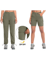 1 x Brand New Little Donkey Andy Hiking Trousers Women s Zip Off Trekking Trousers Breathable Quick Dry Lightweight Summer Outdoor Trousers Removable Short Trousers Shorts Functional Trousers Black L - RRP €50.41