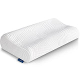 1 x RAW Customer Returns LAMB Height-adjustable memory foam pillow, ergonomic neck support pillow, side sleeper pillow for back and stomach sleepers, neck pillow, anti-snoring pillow with cover - RRP €39.99