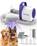 1 x RAW Customer Returns oneisall dog vacuum cleaner with brush, strong suction power dog brush vacuum cleaner with 12000 Pa, sucks up 99.99 of animal hair 1.5L with 4 care accessories - RRP €89.99