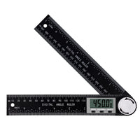 1 x RAW Customer Returns Digital Protractor, Digital Inclinometer, Protractor, Angle Measuring Tool, Angle Ruler with LCD Display for Woodworking Structure Repair. - RRP €18.99