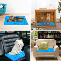 1 x Brand New Dolahovy Dog Cooling Mat, Pet Cooling Mat Durable Dog Ice Mat Waterproof Self Cooling Mat Dog Non-Toxic Gel Dog Cooling Bed for Cat Small Medium Large Dog Summer - RRP €20.4