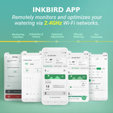 1 x RAW Customer Returns Inkbird IIC-600-WIFI irrigation computer, WiFi sprinkler irrigation system timer controller, 6 zones, indoor outdoor irrigation system controller, app monitoring, rain omission, seasonal adjustment - RRP €69.99