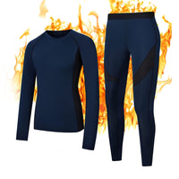 1 x RAW Customer Returns BAYGE Women s Thermal Underwear Set Fleece Inner Breathable Antibacterial Stretch Ski Underwear Warm and Functional for Home and Sports in Autumn and Winter - RRP €24.0