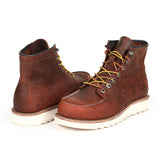 4 x RAW Customer Returns SL-Saint Men s Work Boot, Soft MOC Toe, Classic Ankle, 6 Inch Wedge Black Brown 41 EU - RRP €559.92