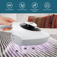 1 x RAW Customer Returns Handheld vacuum cleaner against mites, anti-mite vacuum cleaner with UV-C light, vacuum cleaner with HEPA filter, sterilizer for beds, clothes, sofas and furniture, ideal mite vacuum cleaner for allergy sufferers - RRP €50.41