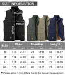 1 x RAW Customer Returns KTWOLEN Men s Outdoor Vest Fleece Lined Sleeveless Jacket with Multiple Pockets Fishing Vest Multifunctional Vest Photography Hunting Transitional Vests Warm Winter Vest, Black, M - RRP €39.99