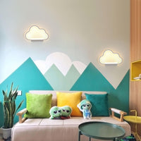 1 x RAW Customer Returns Goeco LED Wall Sconces, Modern Acrylic Cloud Shaped Indoor Wall Lamp, 3000K 4500K 6500K Wall Light for Kids Bedroom, Living Room, Hallway, White - RRP €26.8